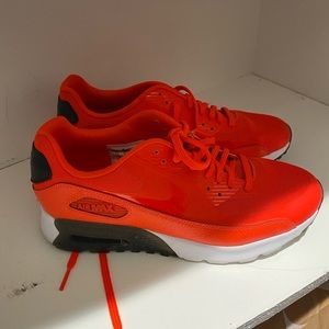 Neon pink Nike airmax shoes